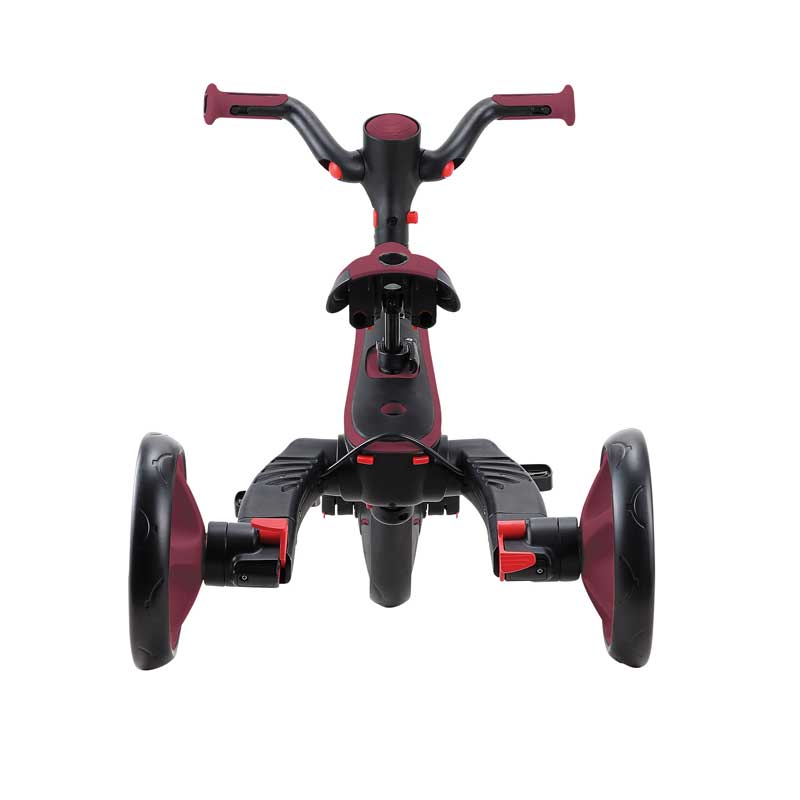 Детска триколка 4 в 1 GLOBBER EXPLORER TRIKE FOLDABLE, сгъваема, цвят бургунди - Image 5