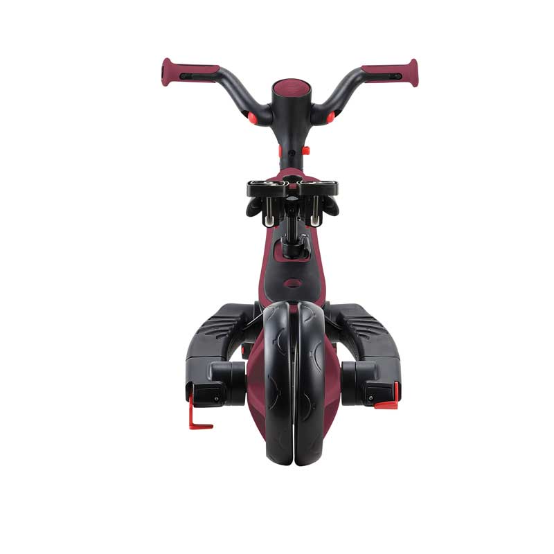 Детска триколка 4 в 1 GLOBBER EXPLORER TRIKE FOLDABLE, сгъваема, цвят бургунди - Image 4