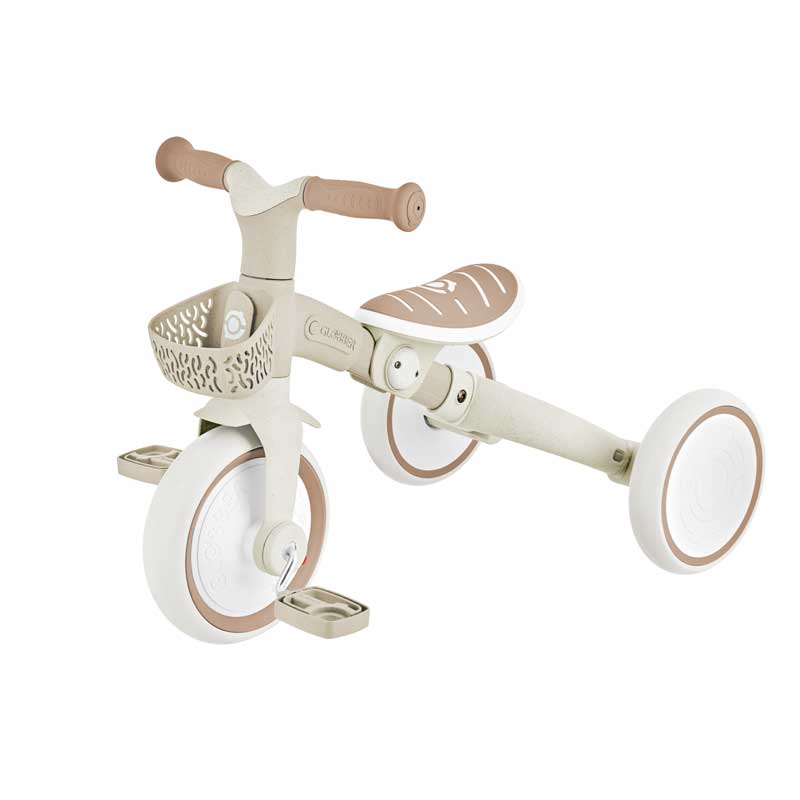 Триколка с родителски контрол 3 в 1 GLOBBER LEARNING TRIKE PLUS ECOLOGIC, бежова - Image 10