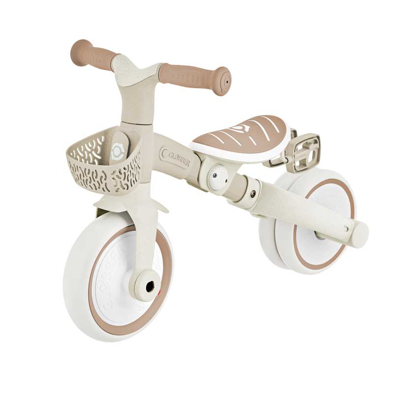 Триколка с родителски контрол 3 в 1 GLOBBER LEARNING TRIKE PLUS ECOLOGIC, бежова - Image 9