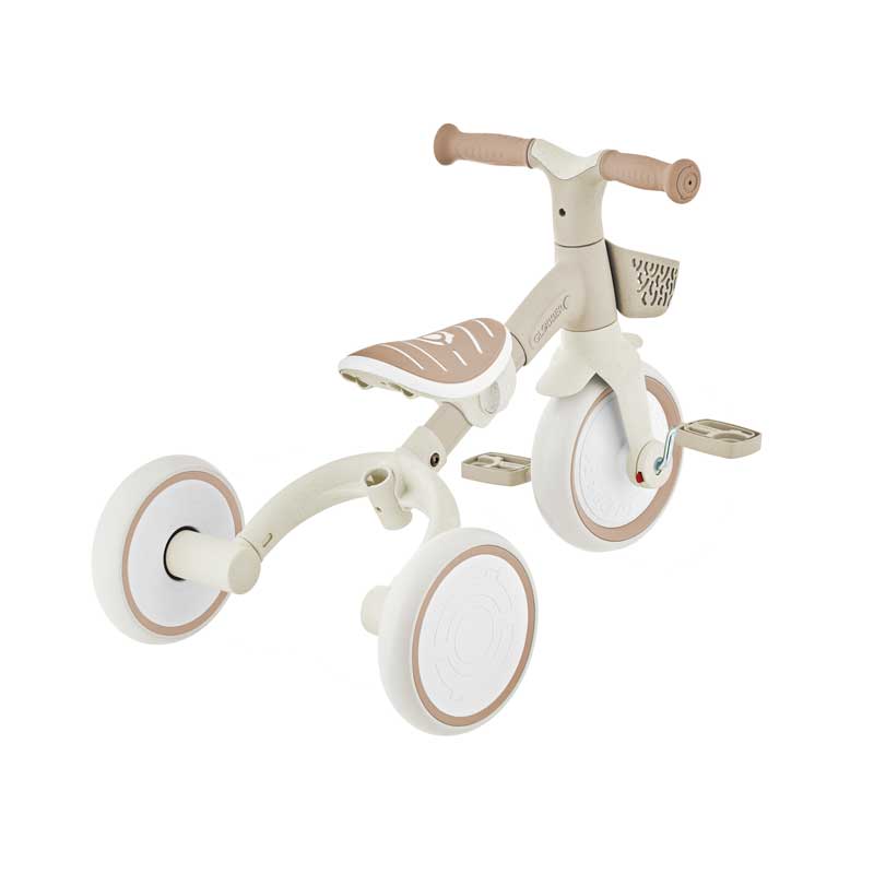 Триколка с родителски контрол 3 в 1 GLOBBER LEARNING TRIKE PLUS ECOLOGIC, бежова - Image 7