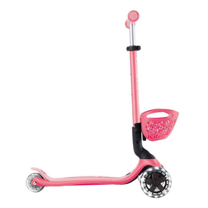 Тротинетка 5 в 1 GLOBBER GO UP BABY LEARN 360° FLASH LIGHTS, розова - Image 6
