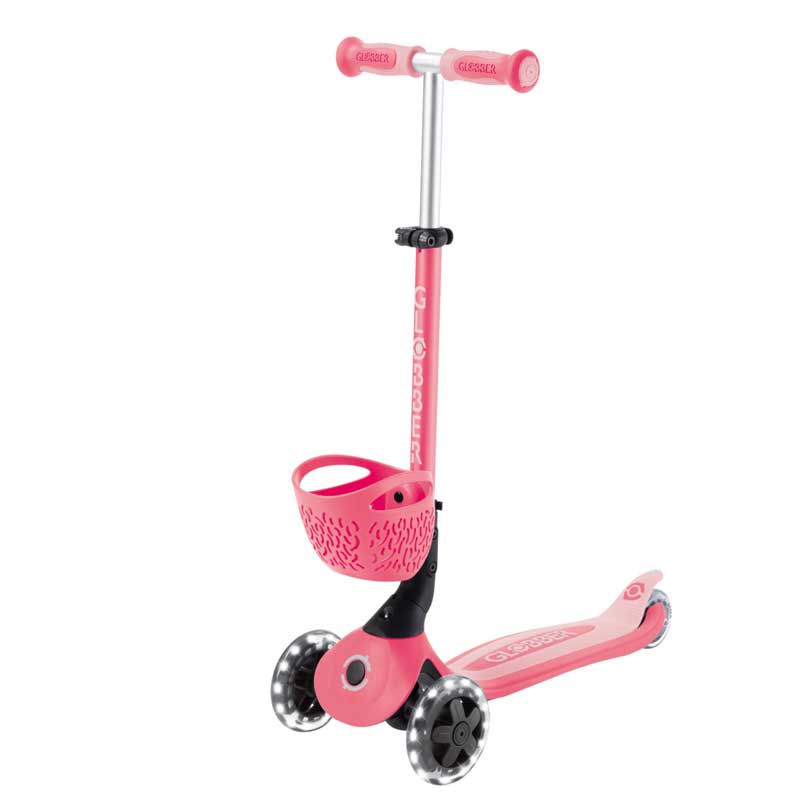 Тротинетка 5 в 1 GLOBBER GO UP BABY LEARN 360° FLASH LIGHTS, розова - Image 3