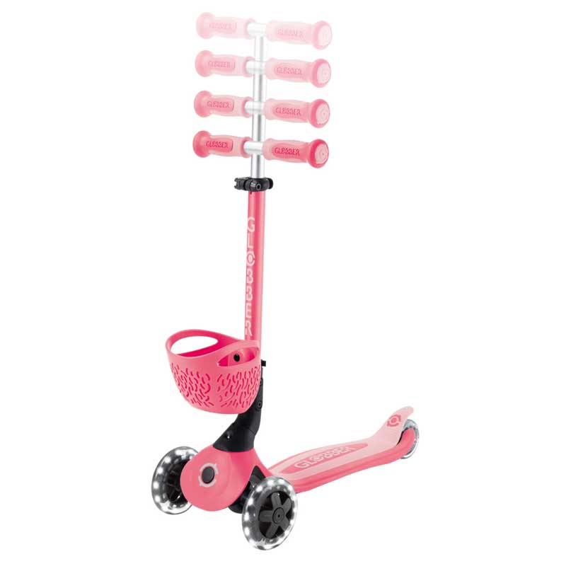 Тротинетка 5 в 1 GLOBBER GO UP BABY LEARN 360° FLASH LIGHTS, розова - Image 5