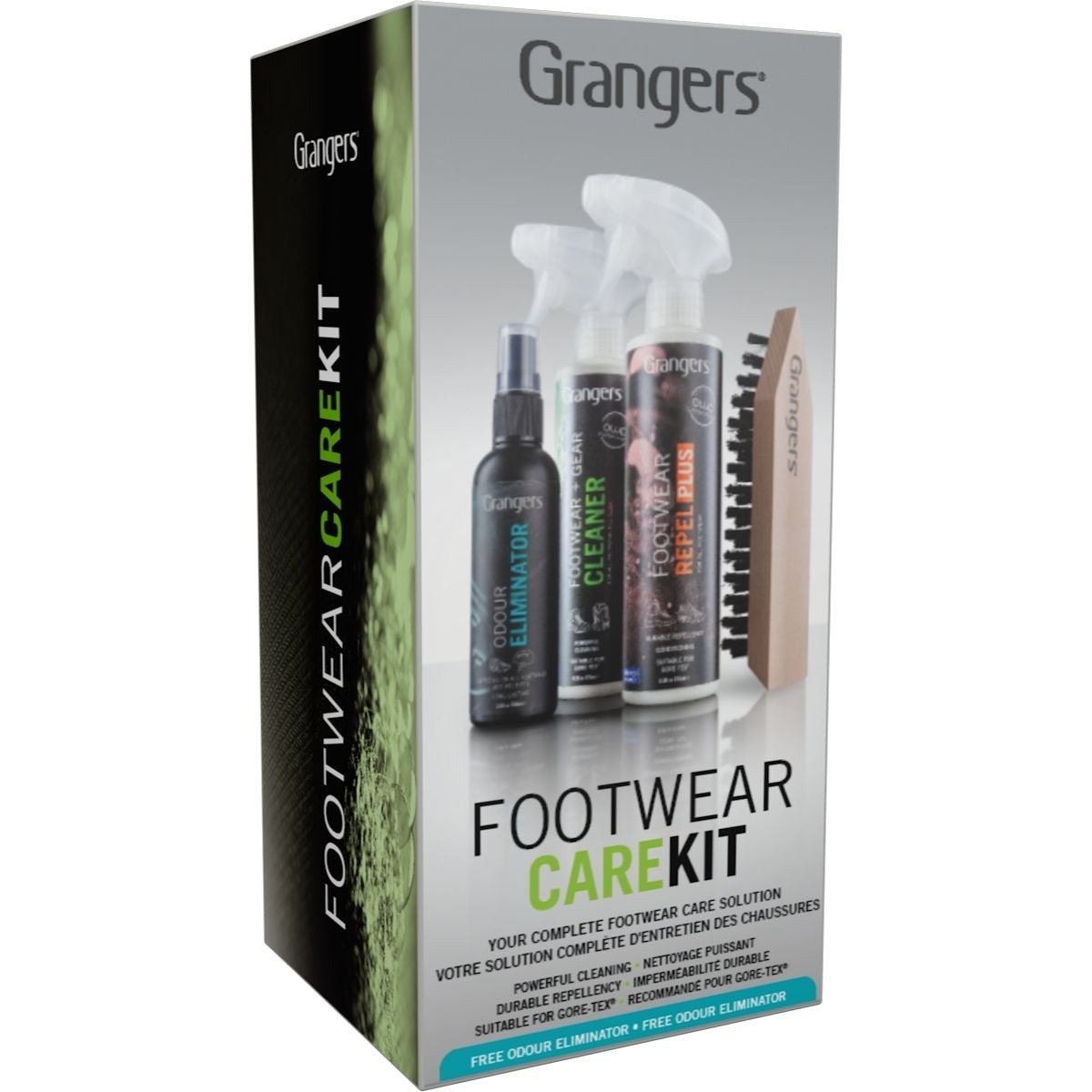 Комплект препарати с четка за обувки Grangers OWP Footwear Care Kit