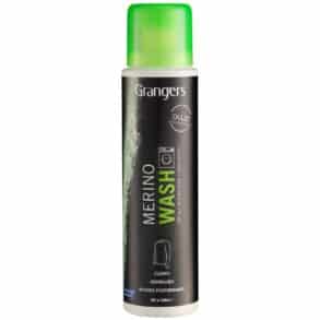 Миещо средство за спортни дрехи Grangers Merino Wash, почиства и освежава, подходящо за деликатни ма.