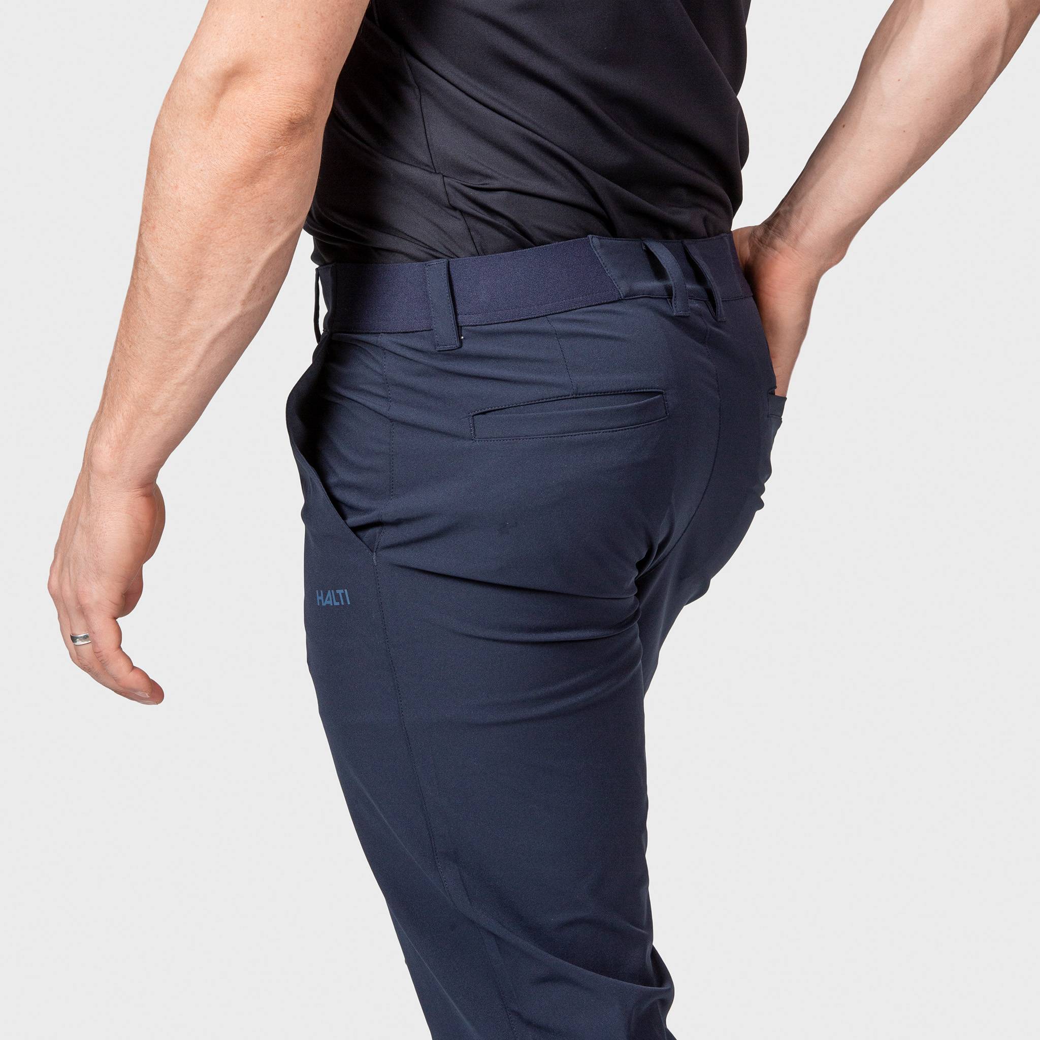 Мъжки панталон Halti Drive Men's X-stretch Chinos Т.Син - Image 2