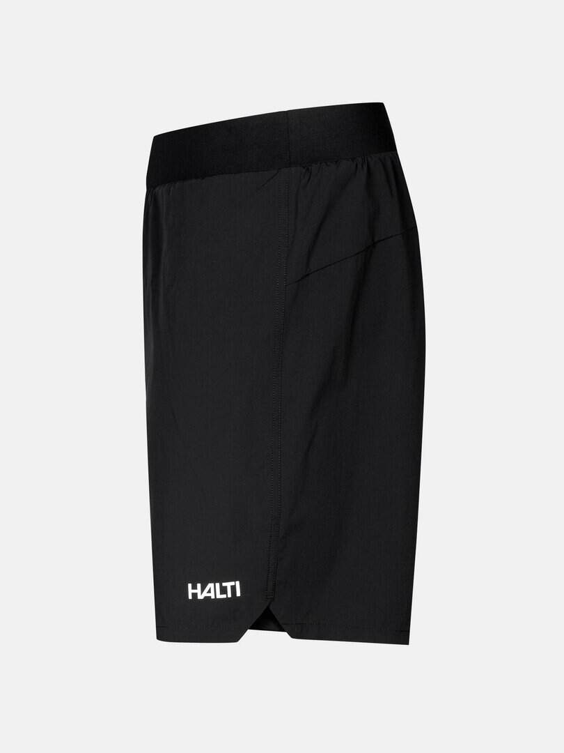 Черни спортни шорти Varrio Sport с логото Halti за мъже и жени.