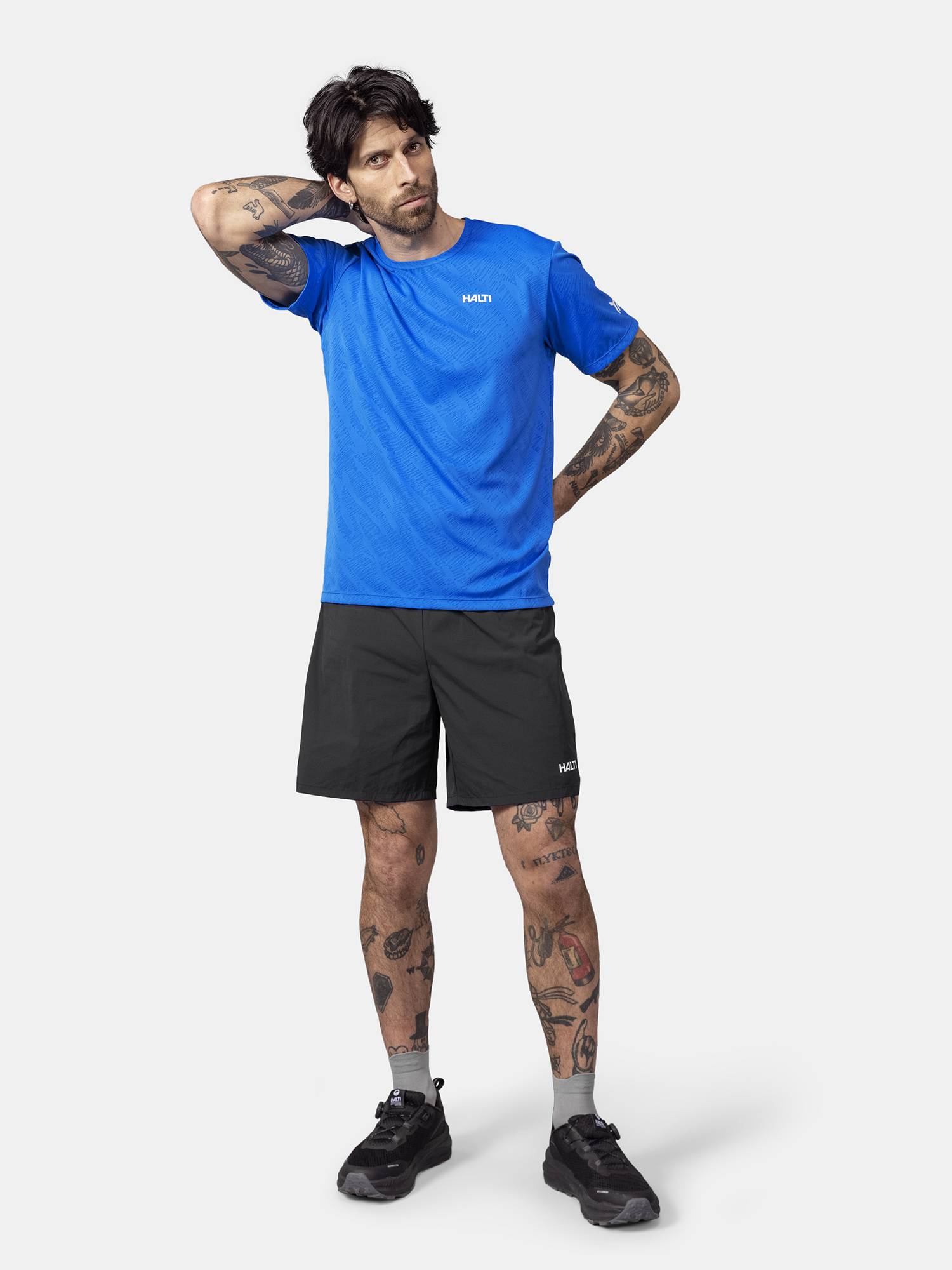 Мъжка тениска Halti Oulanka M T-shirt Син - Image 2