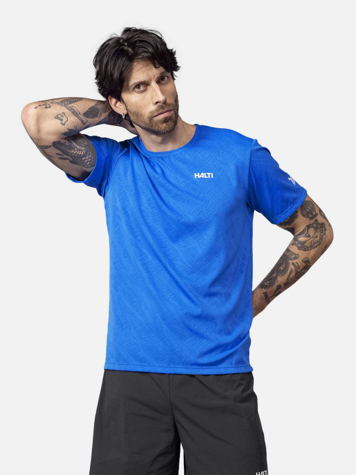 Мъжка тениска Halti Oulanka M T-shirt Син - Image 4
