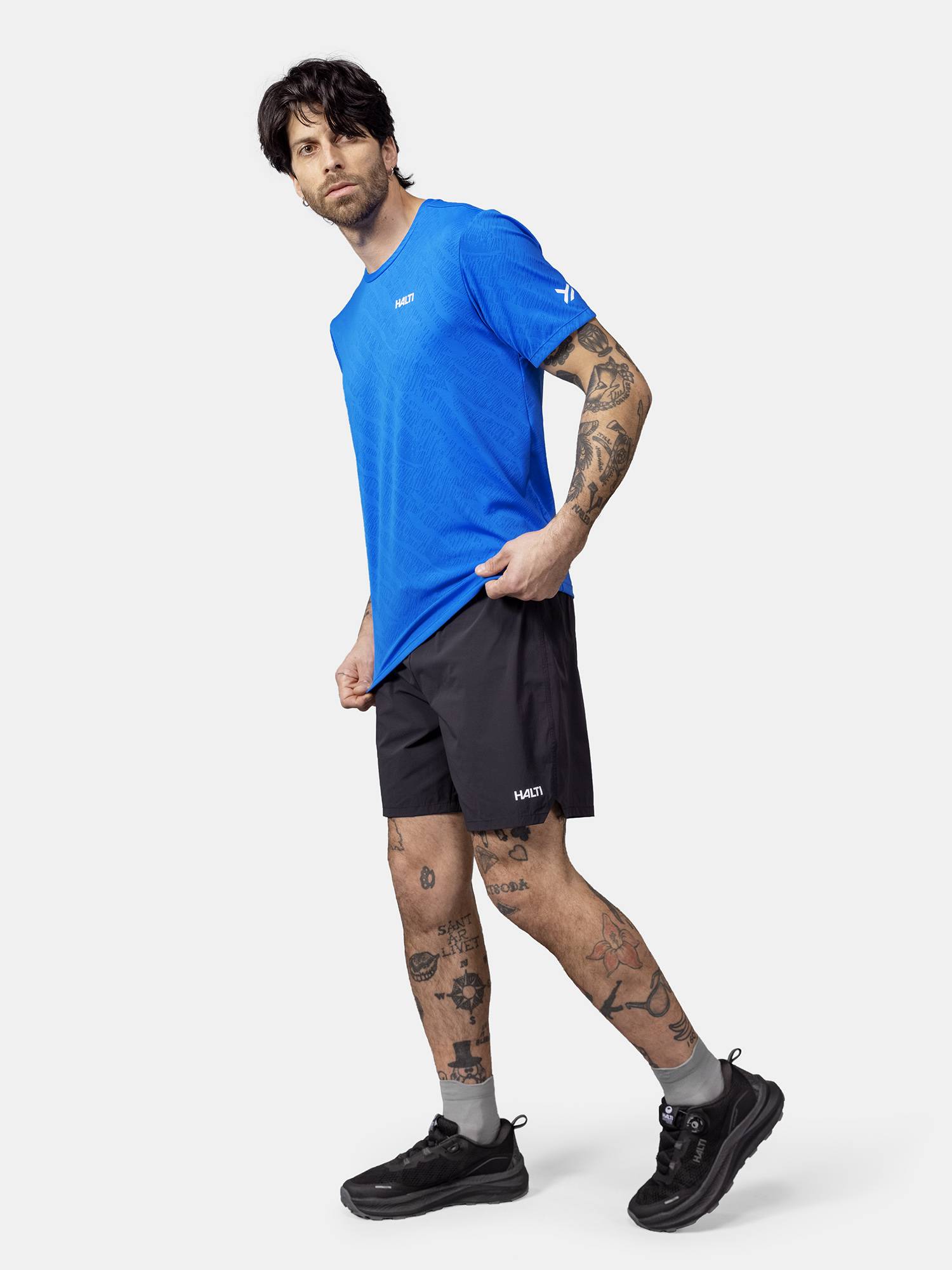 Мъжка тениска Halti Oulanka M T-shirt Син - Image 3