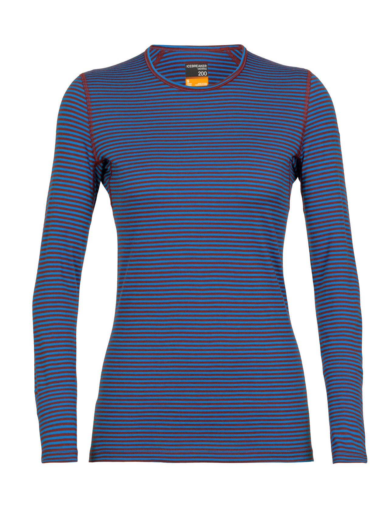 Мерино фланела Icebreaker Womens Merino 200 Oasis LS Crewe Thermal Top