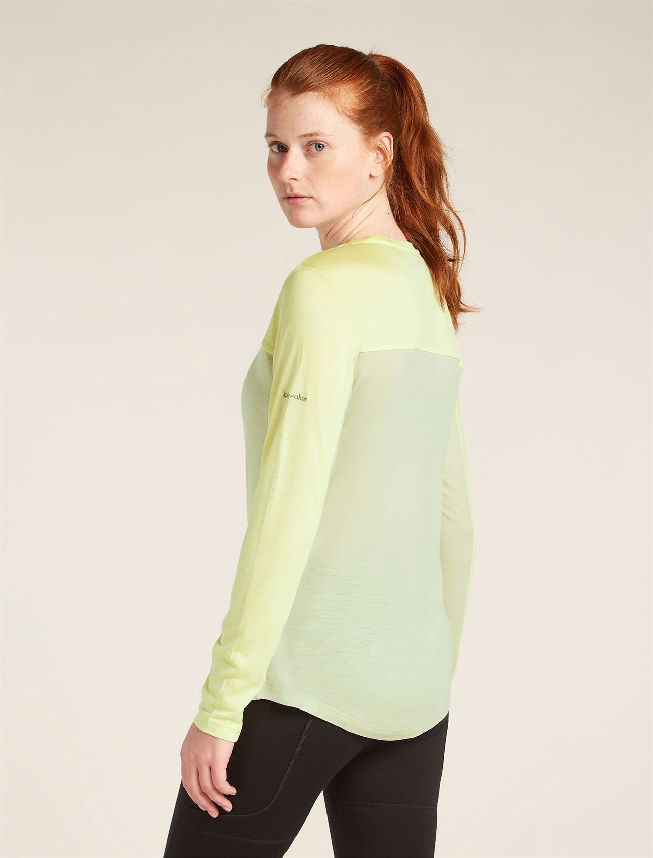Тениска с дълъг ръкав Icebreaker Womens Merino Blend 125 Cool - Image 2