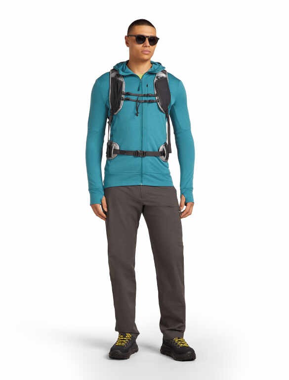 Мерино суичър Icebreaker Mens 260 Quantum IV LS Zip Hoodie - Image 5