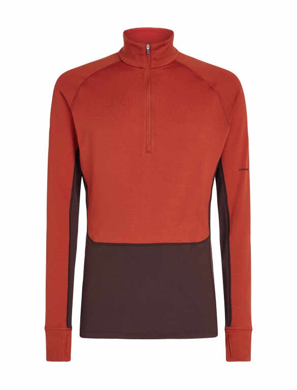 Мерино термоблуза Icebreaker Mens Merino 260 ZoneKnit Half Zip Thermal Top - Image 9