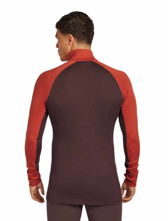 Мерино термоблуза Icebreaker Mens Merino 260 ZoneKnit Half Zip Thermal Top - Image 7