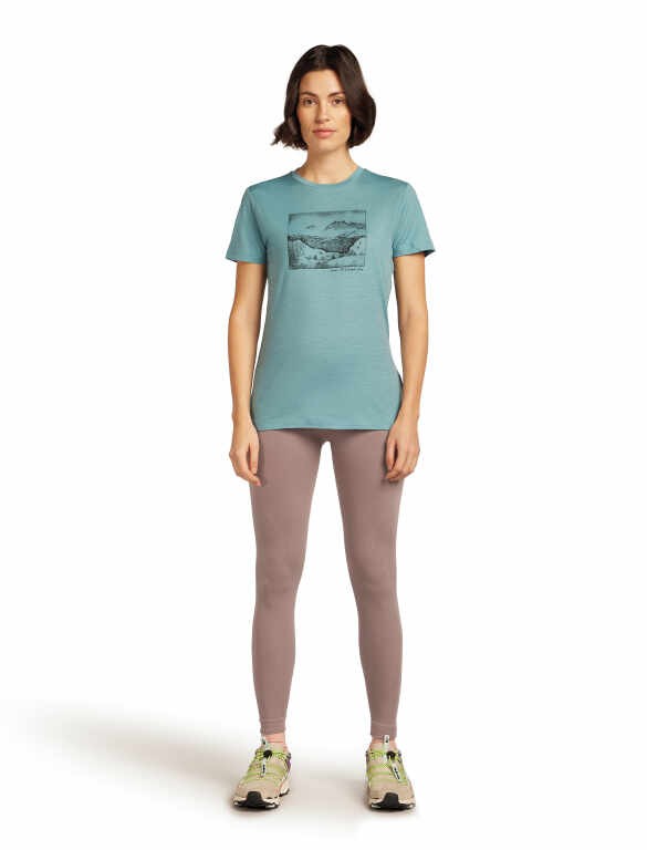 Мерино тениска Icebreaker Womens Merino 150 Tech Lite SS T - Image 3