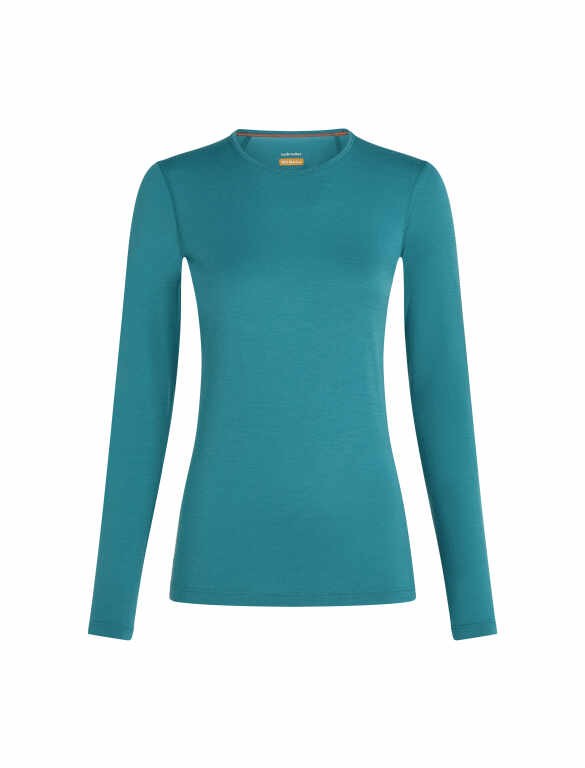 Мерино фланела Icebreaker Womens Merino 200 Oasis LS Crewe Thermal Top - Image 3