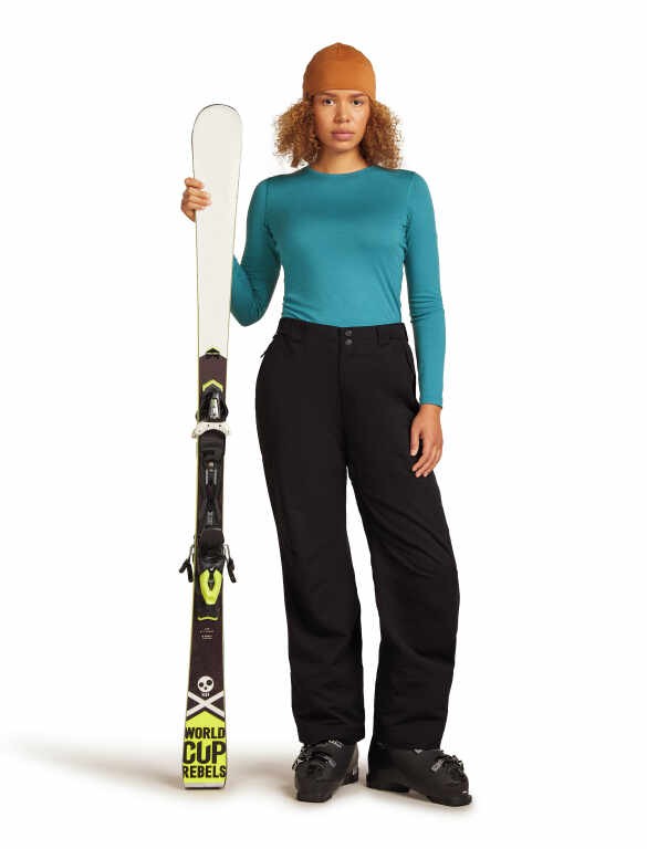 Мерино фланела Icebreaker Womens Merino 200 Oasis LS Crewe Thermal Top - Image 7