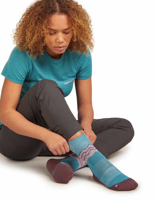 Мерино чорапи Icebreaker Womens Merino Hike+ Medium Crew Socks - Image 2