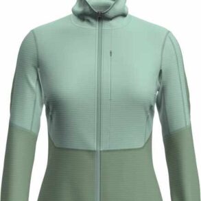 Мерино суичър Icebreaker Womens Merino Blend 200 Realfleece Descender Zip Hoody