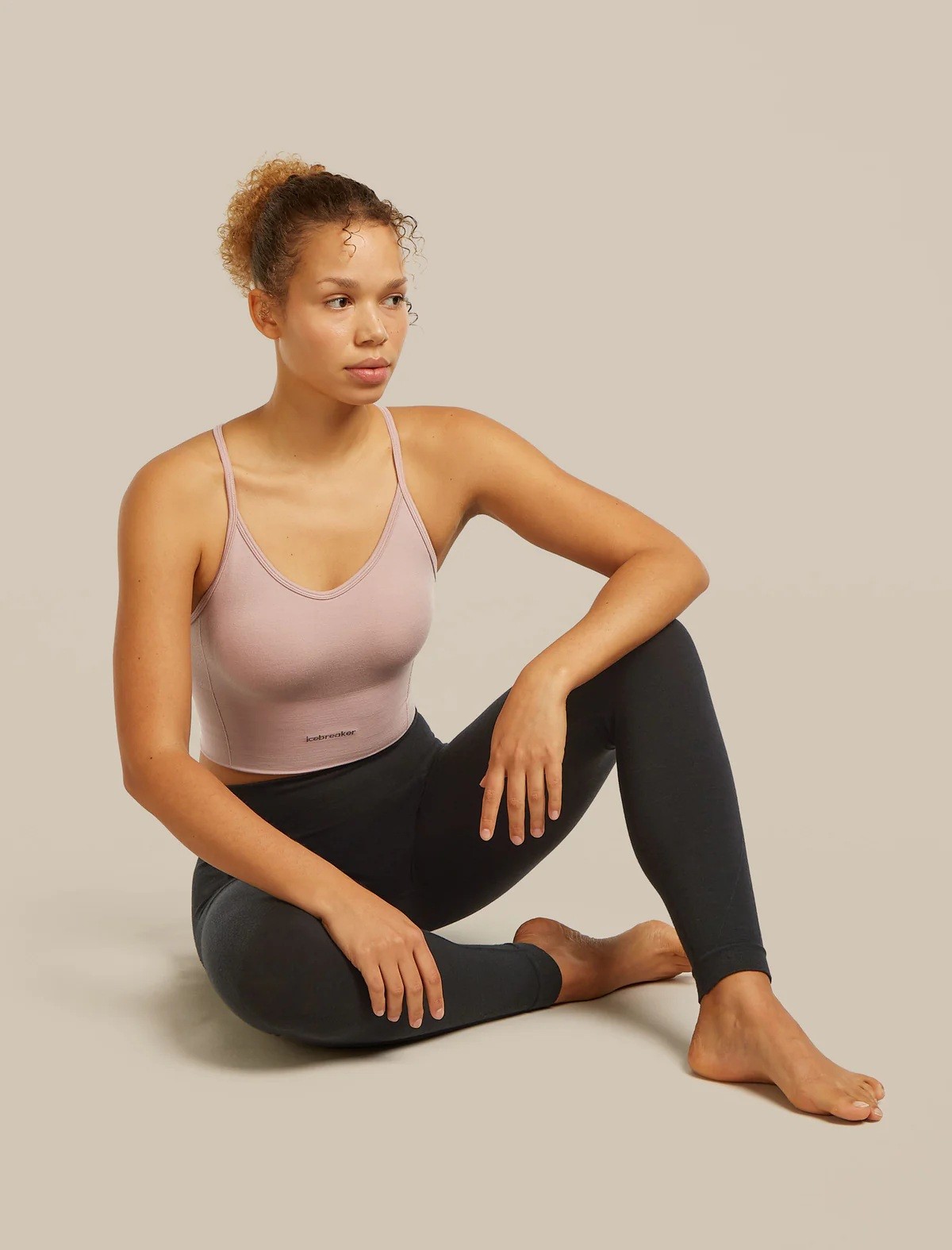 Мерино бюстие Icebreaker Womens 260 Seamless Rib Tank - Image 2