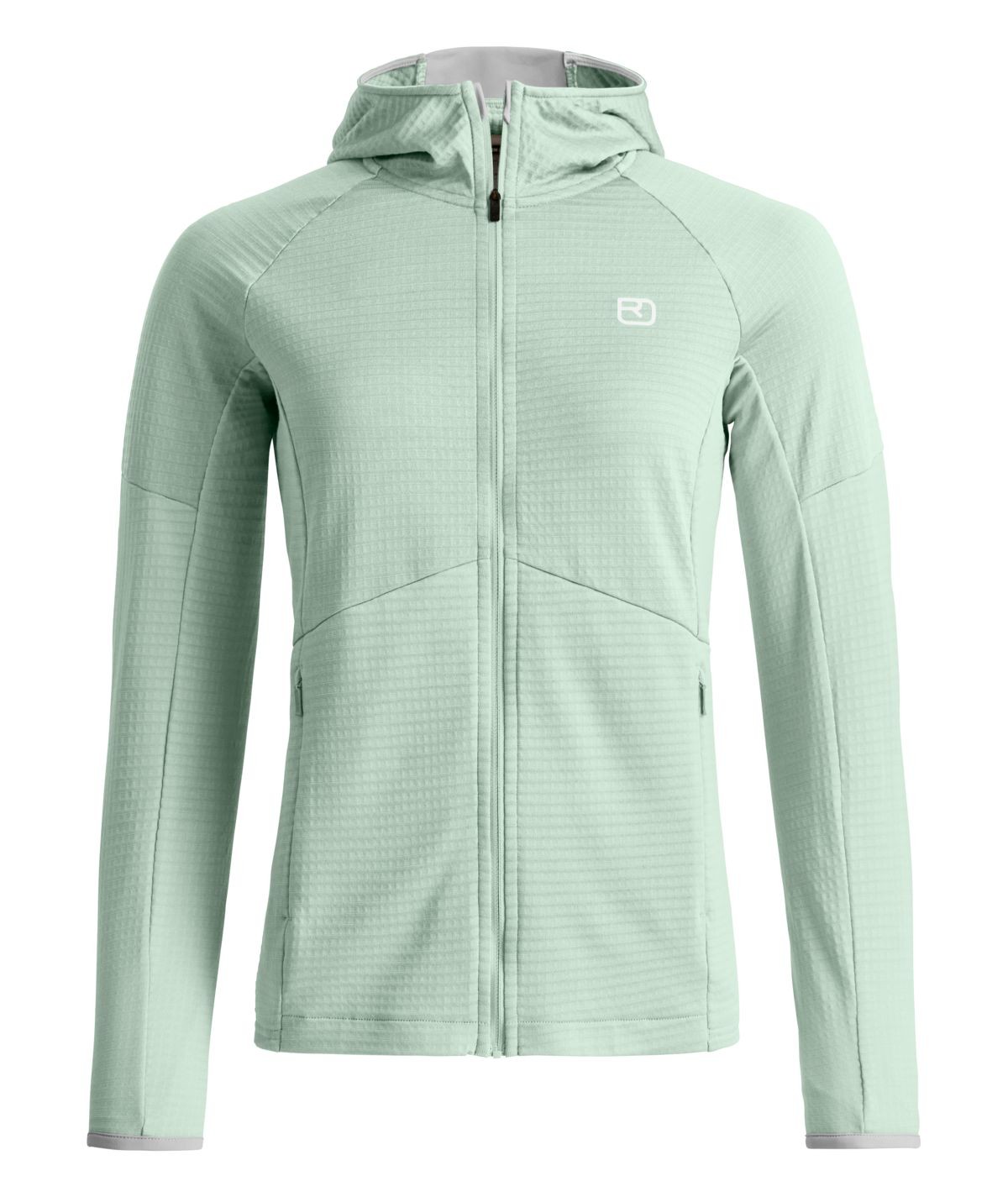 Техничен полар с вълна Ortovox Fleece Light Grid Hoody Womens