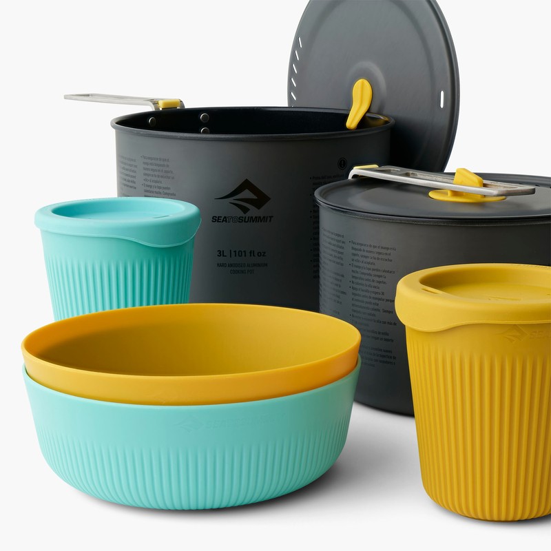Комплект чаши, купи, тенджери Sea to Summit Frontier UL Two Pot Cook Set 6pc - Image 3