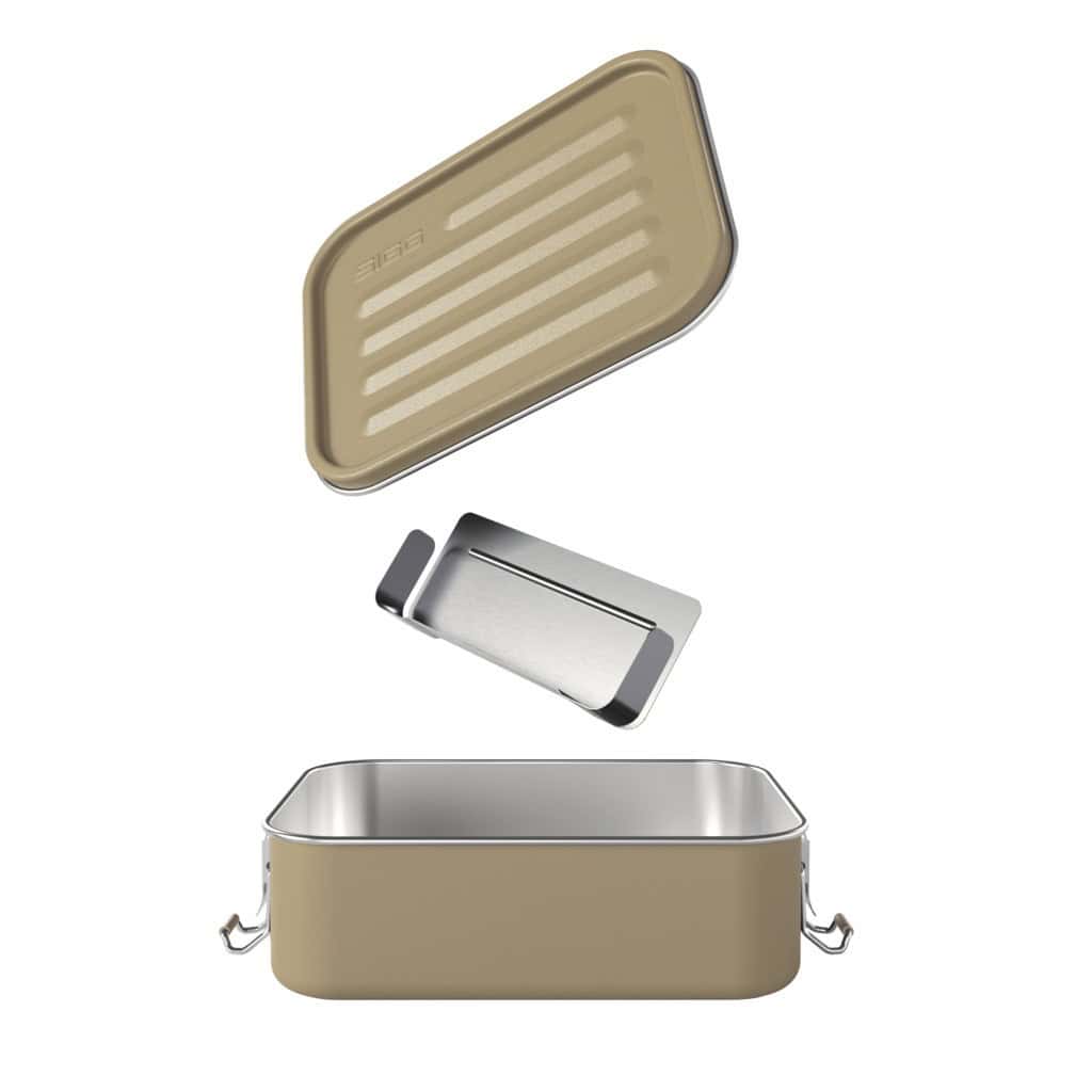 Кутия за храна SIGG Gemstone Food Box Caramel Sand 1.1 L - Image 4