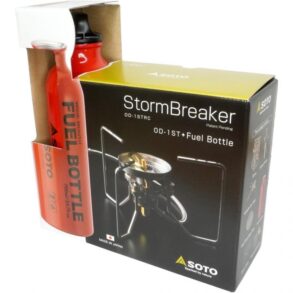 Комплект газово котлонче и бутилка за гориво Soto StormBreaker Combo w/ Fuel bottle
