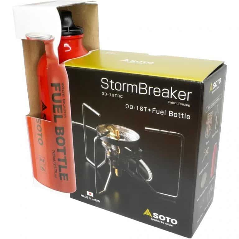 Комплект за гориво StormBreaker с бутилка и горелка.