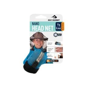 Nano Head Net за защита от насекоми, лек и компактен, с 80 дупки за инхалация.