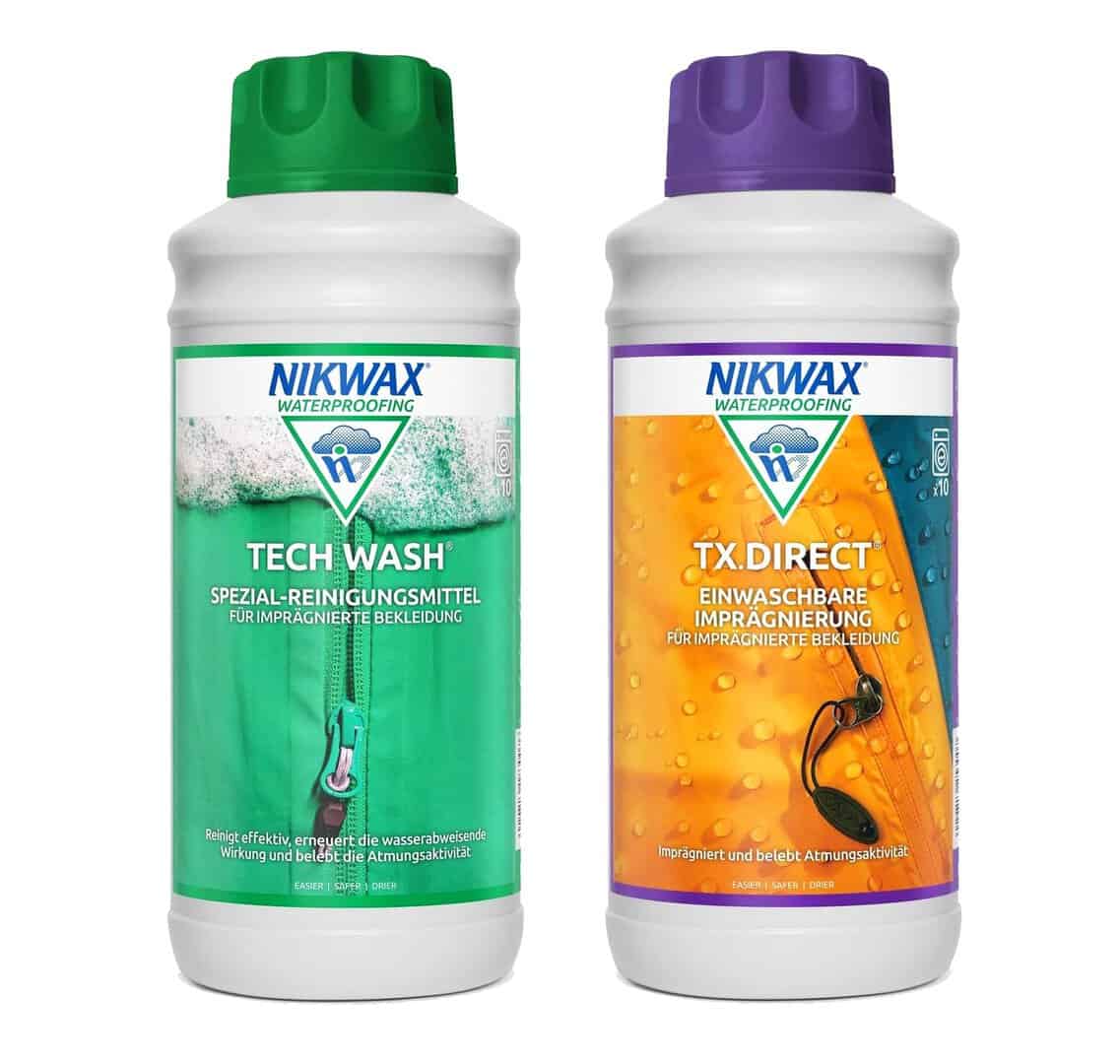 Два продукта NikWax за водоустойчива обработка и импрегнация.