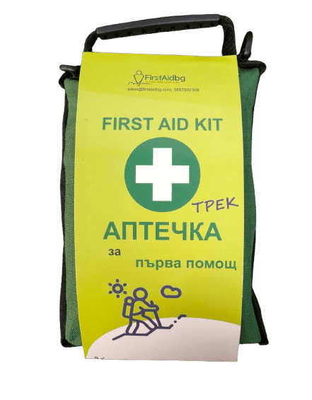 Първа помощ аптечка за outdoor активност, туристи и спортни събития.