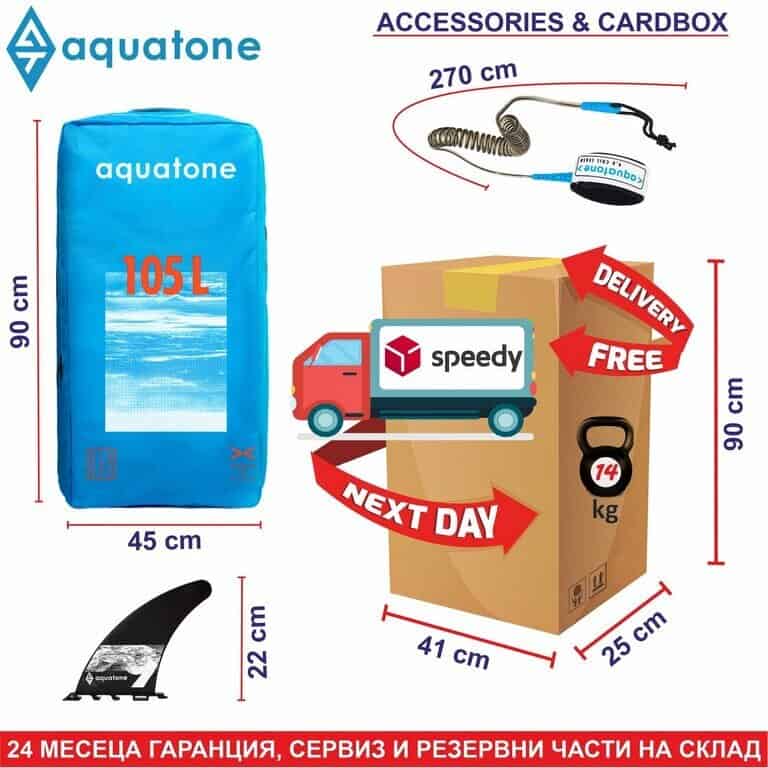 Воден резервуар Aquatone 105L за водни спортове и къмпинг.