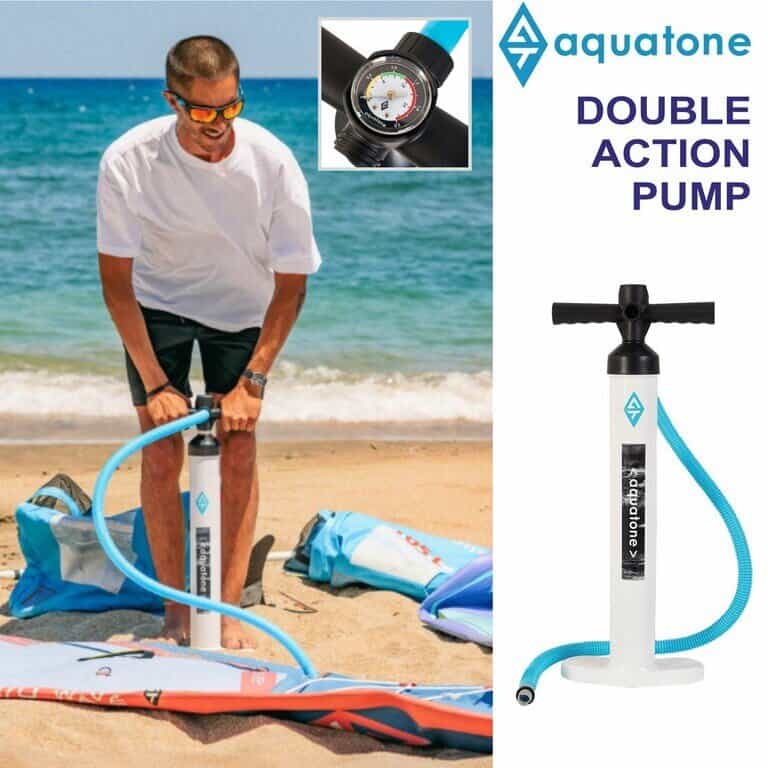 Въздушна помпа Aquatone Wave Plus за SUP и Kayak, лесна за използване.
