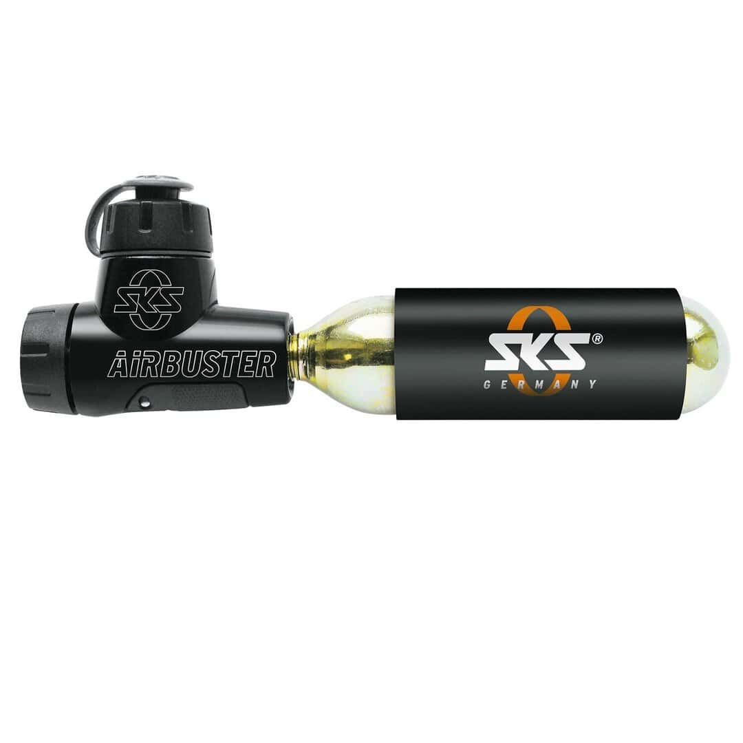 Varrio Sport CO2 помпа SKS Airbuster за велосипеди и спорт.