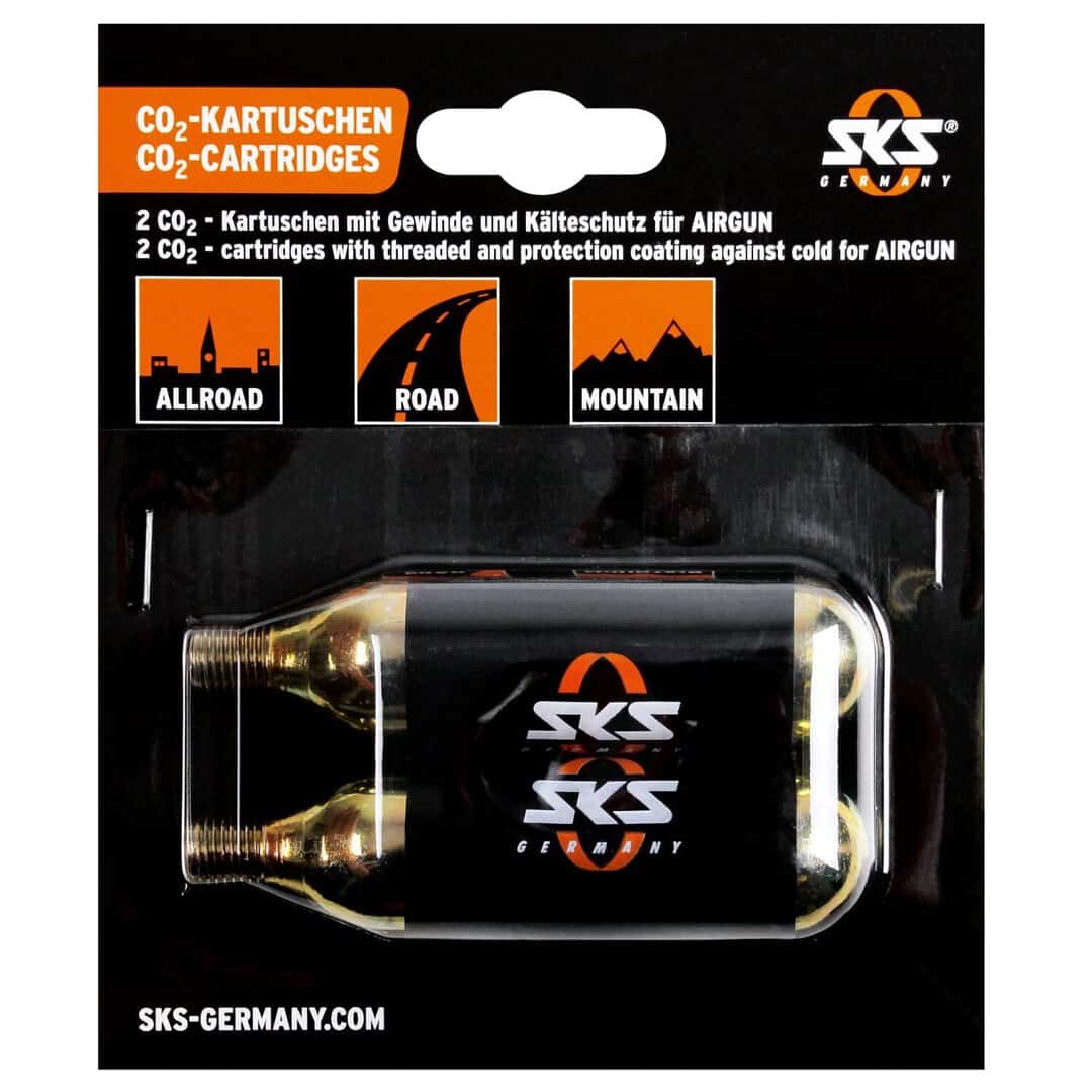 CO2 патрон 16g SKS за въздушни пушки, 2 броя, за всички терени.