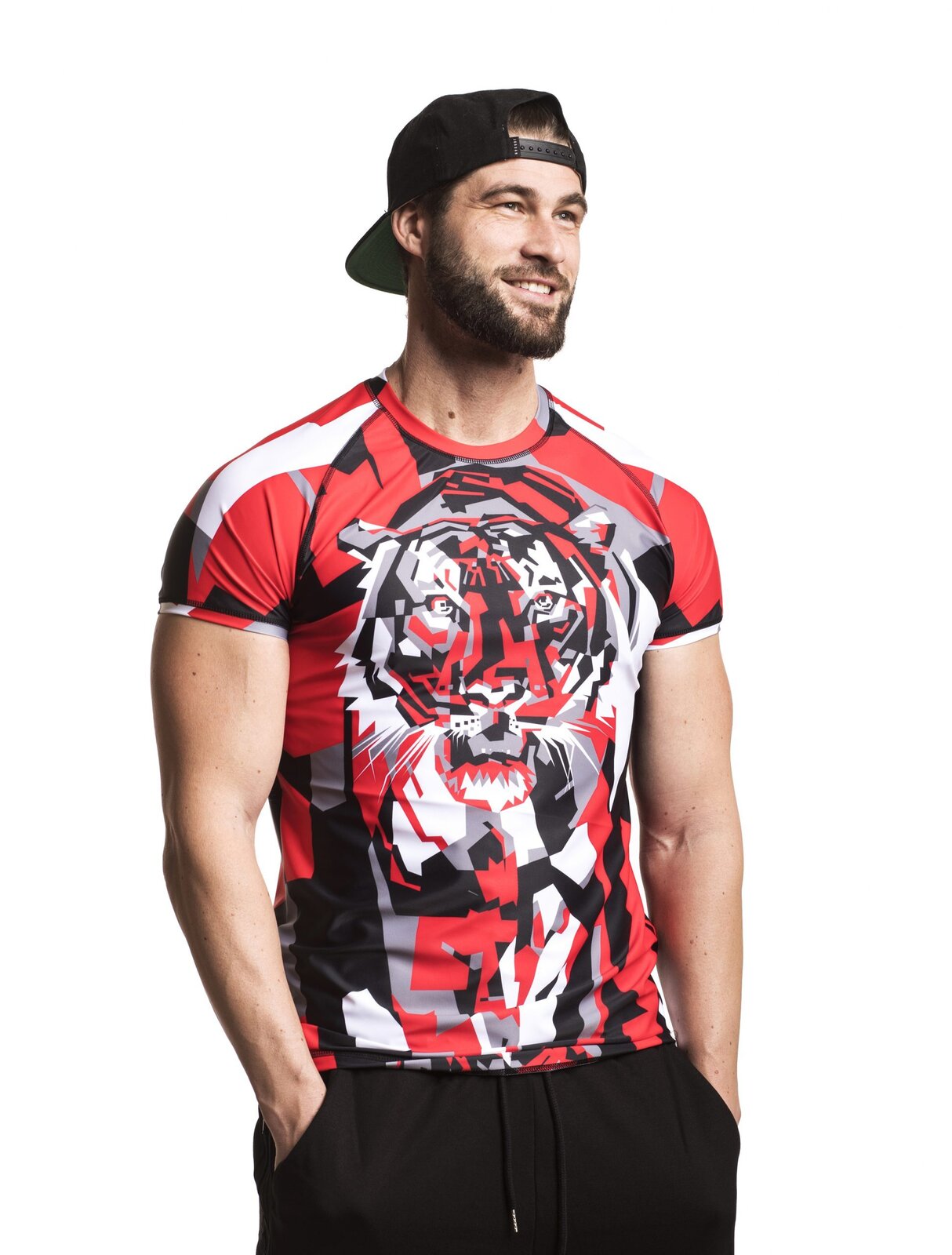 Мъжки рашгард Excess Tiger Red