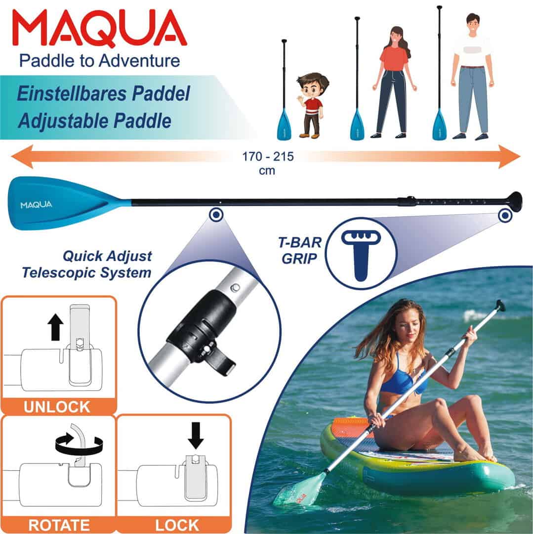Надуваем SUP Maqua TIles 10.8" за водни приключения.