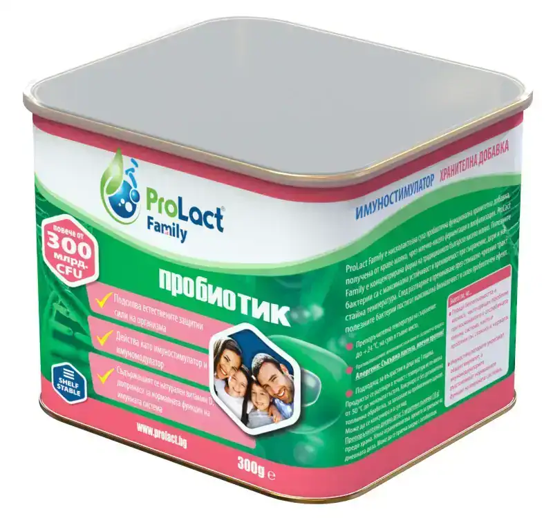 Пробиотик Prolact FAMILY 300 г за здравословна чревна флора.