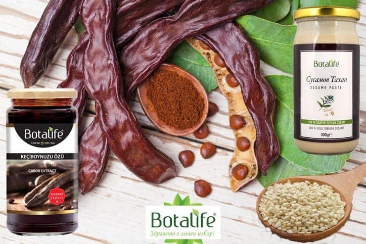 Продукти за здрави кости Botalife с семена и подправки.