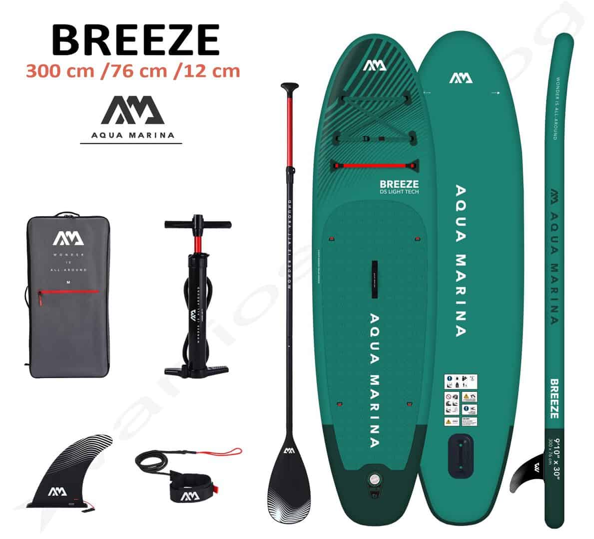Надуваем SUP Aqua Marina Breeze за водни спортове и приключения.