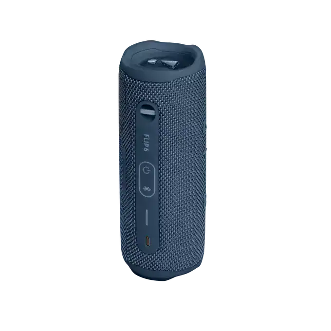 Портативна Bluetooth колона JBL Flip 6 в син цвят за висококачествен звук.