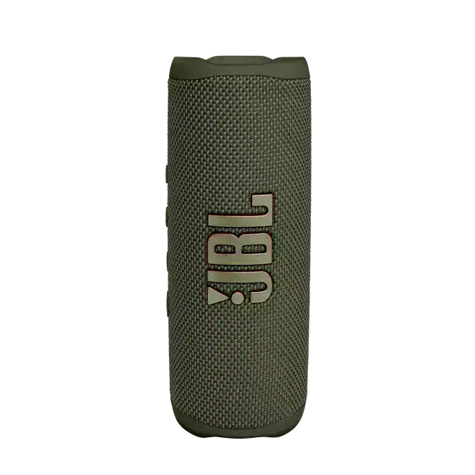 Зелена Bluetooth колона JBL Flip 6 за висококачествен звук.