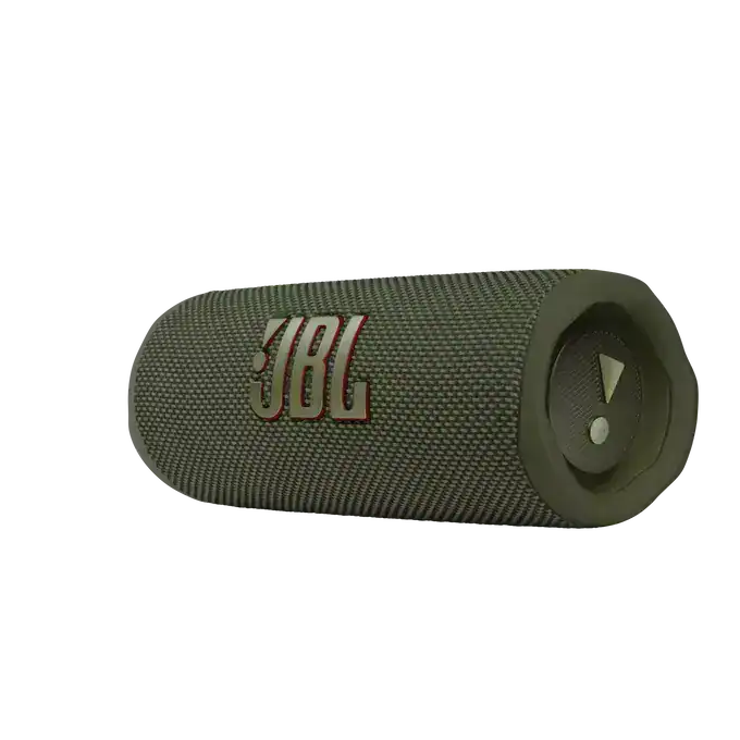 Зелена JBL Flip 6 Bluetooth колона за преносим звук.