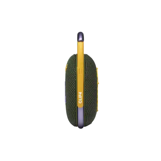 Зелена JBL Clip 4 Bluetooth колона за мобилни устройства.