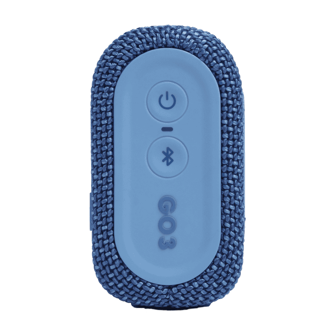 Портативна Bluetooth колона JBL Go 3 Eco Blue за висококачествен звук.