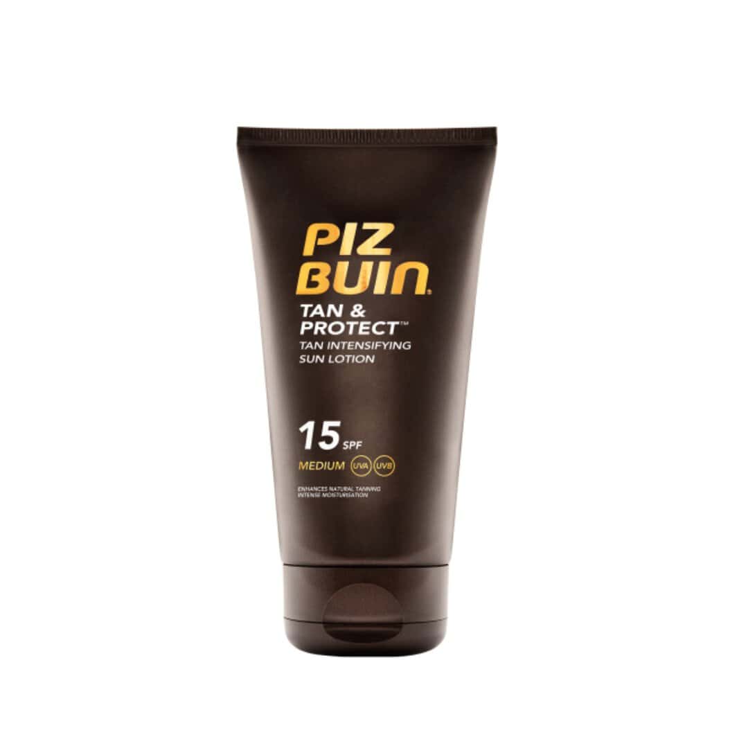 Слънцезащитен лосион SPF15 Piz Buin за бронзов тен