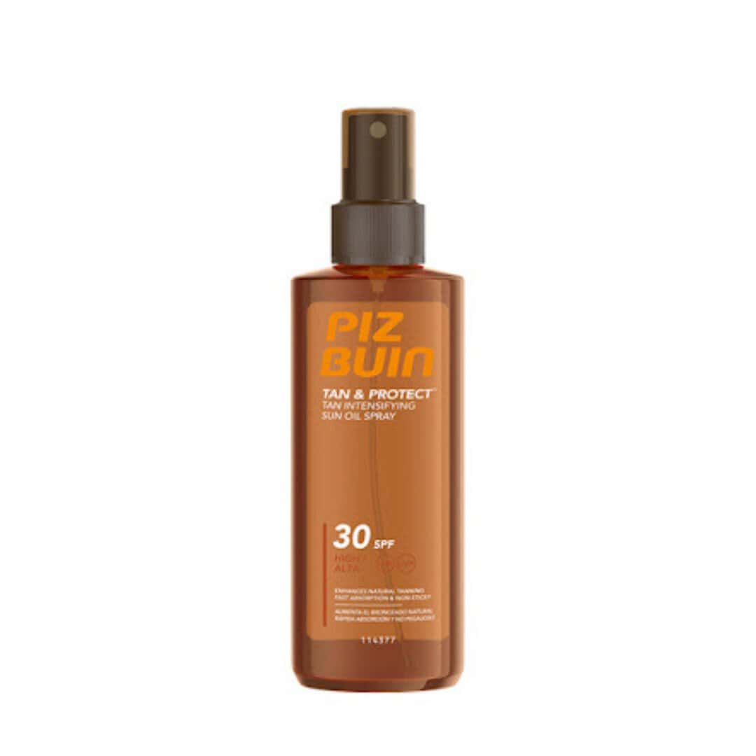 Слънцезащитно олио SPF30 Piz Buin за бронзов тен